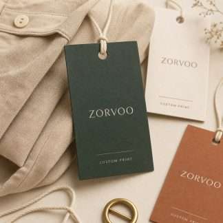 Custom Clothing Hang Tags – 2 × 3.5 in