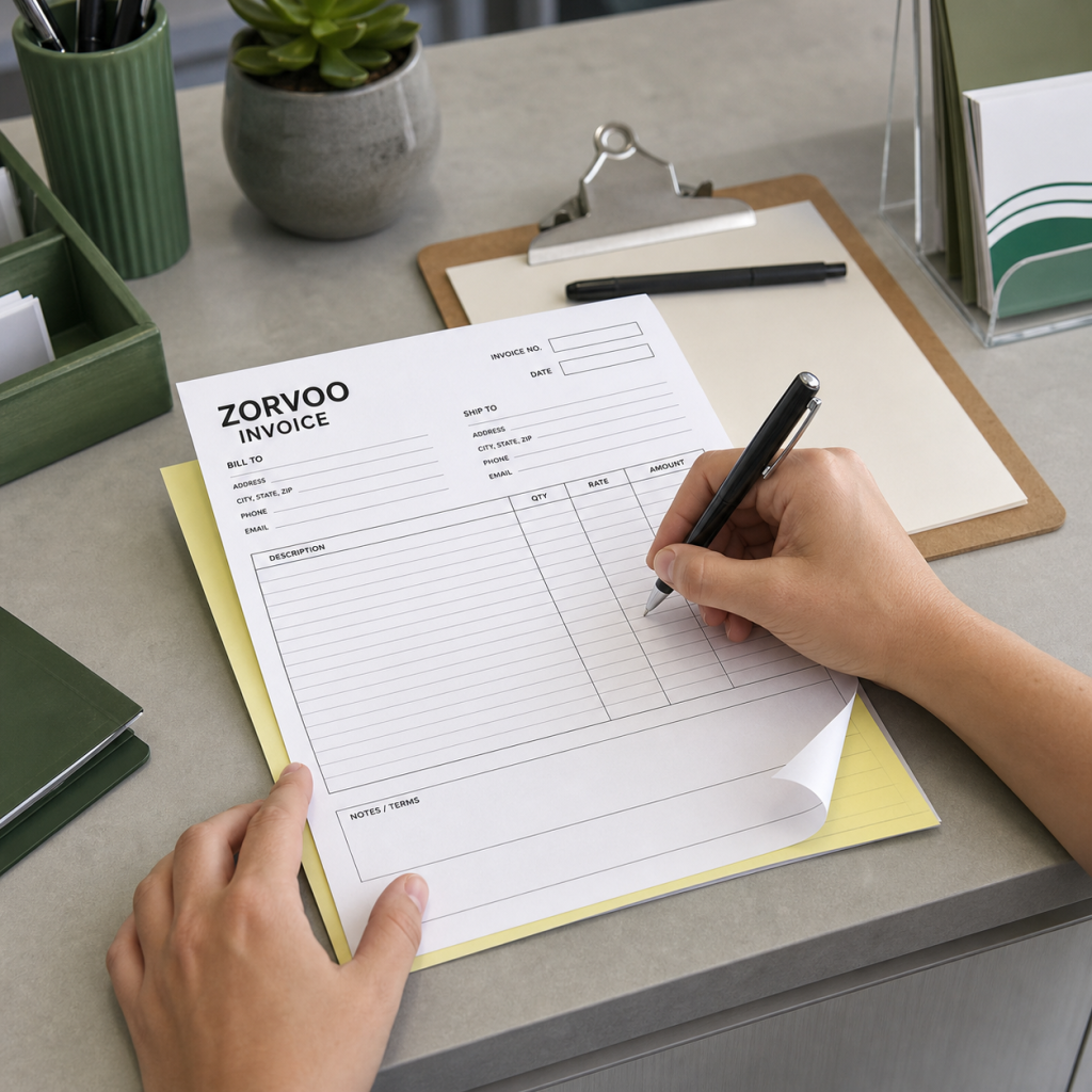 Custom Carbonless Forms – 8.5 × 11 in detail 2