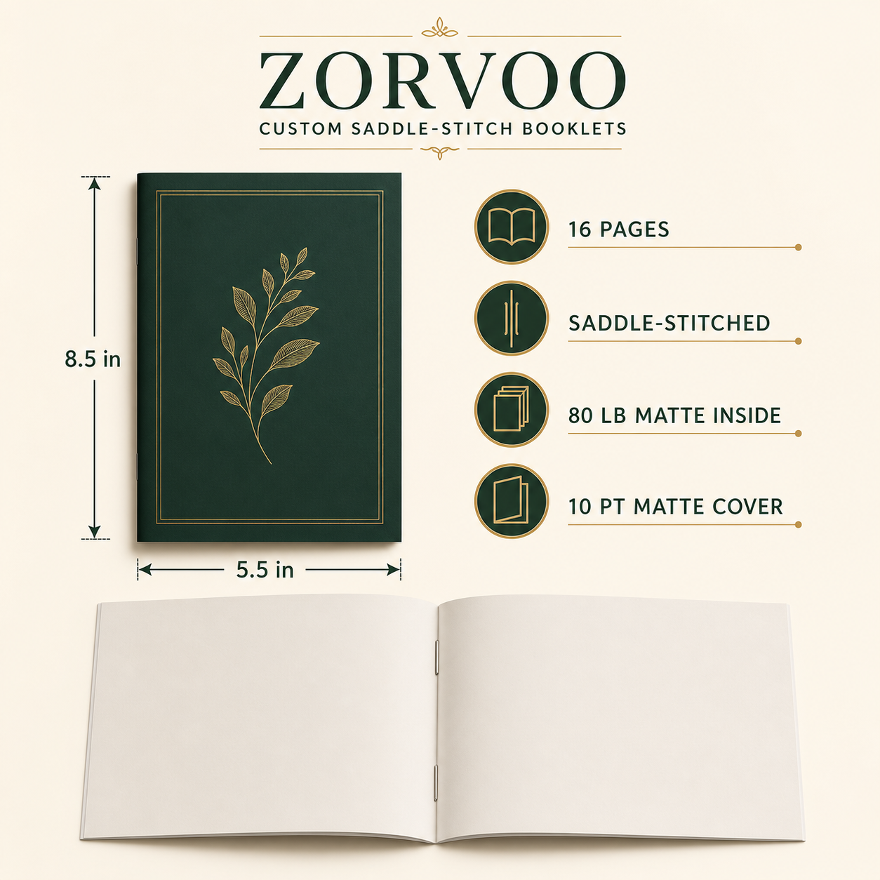 Custom Saddle-Stitch Booklets – 5.5 × 8.5 in detail 3