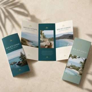 Custom Tri-Fold Brochures – 8.5 × 11 in