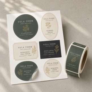 Custom Waterproof Product Labels
