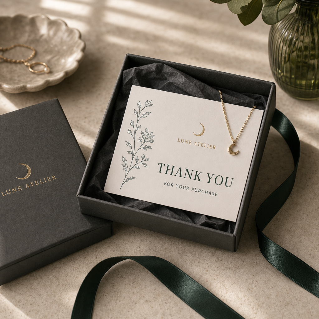 Custom Thank-You Insert Cards detail 2