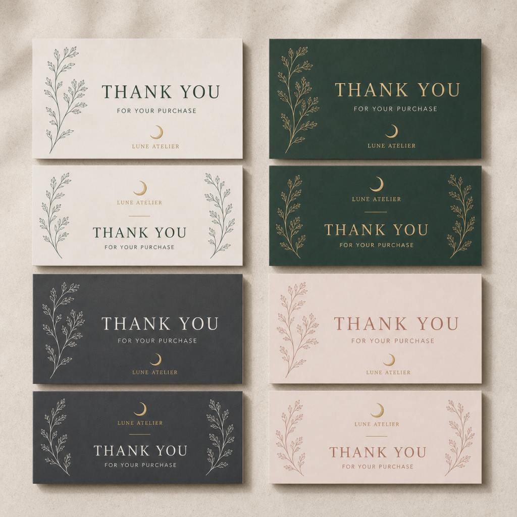 Custom Thank-You Insert Cards detail 3