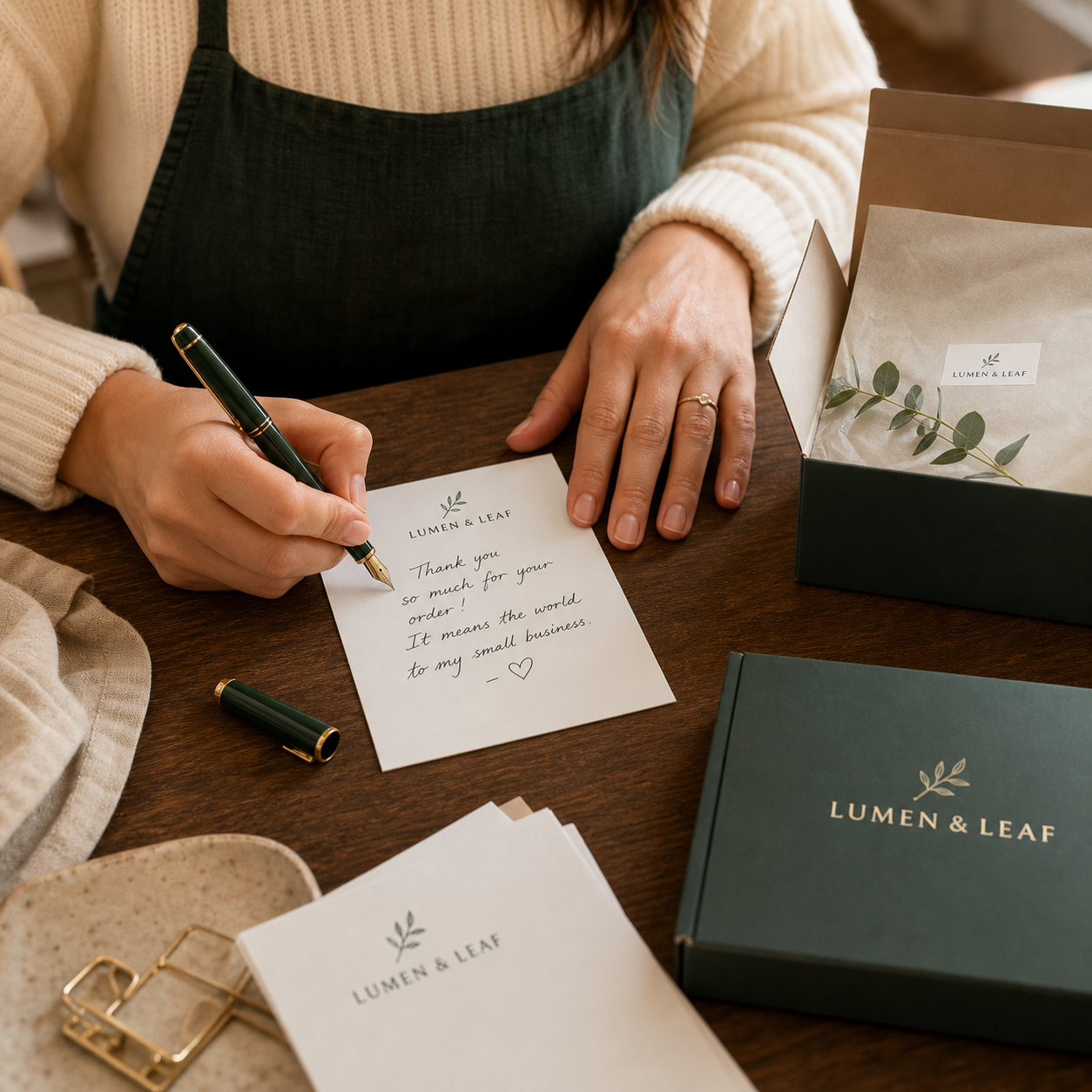 Custom Note Cards – 3.5 × 5 in detail 2