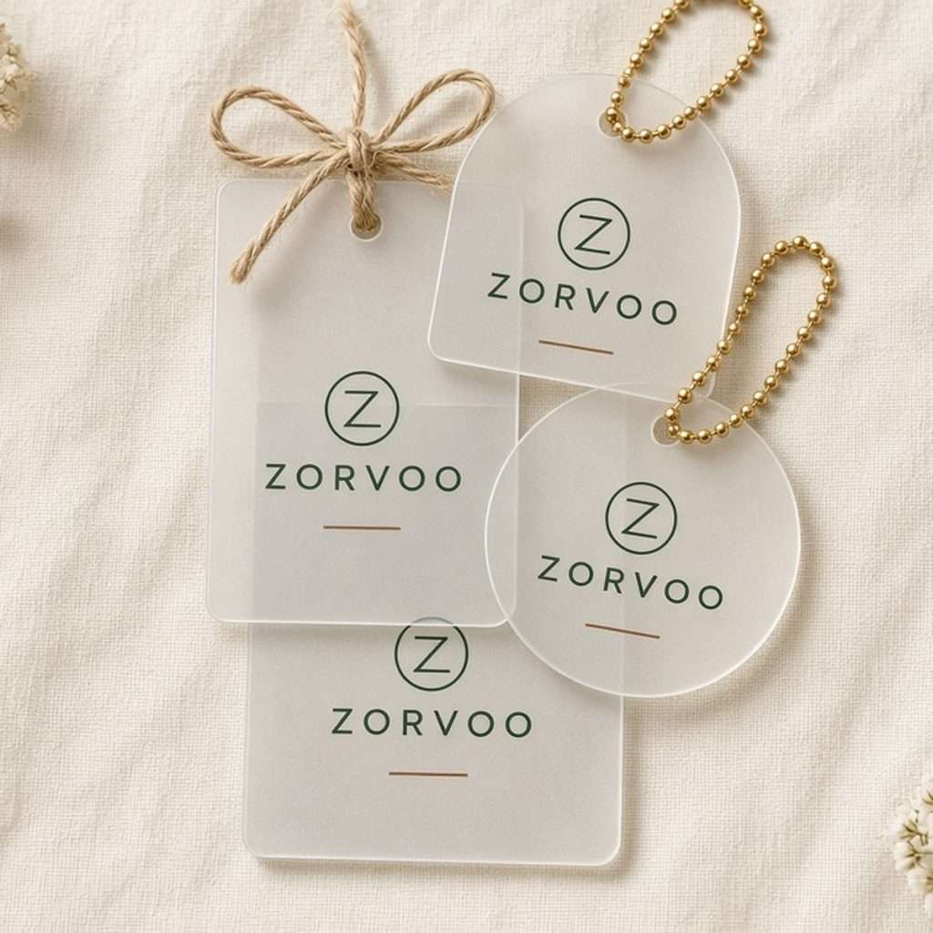 Custom Waterproof Plastic Hang Tags – PVC & Synthetic Paper detail 4